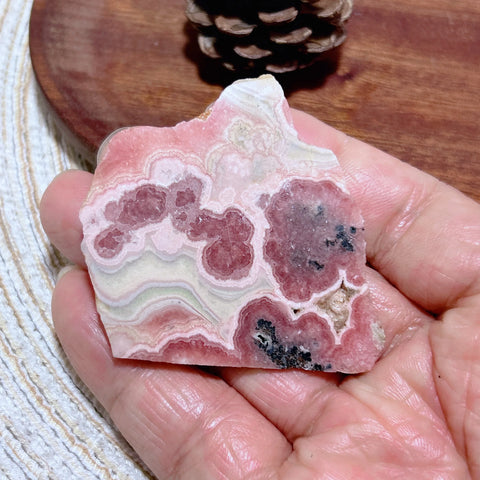 Pink Rhodochrosite Slab-ToShay.org