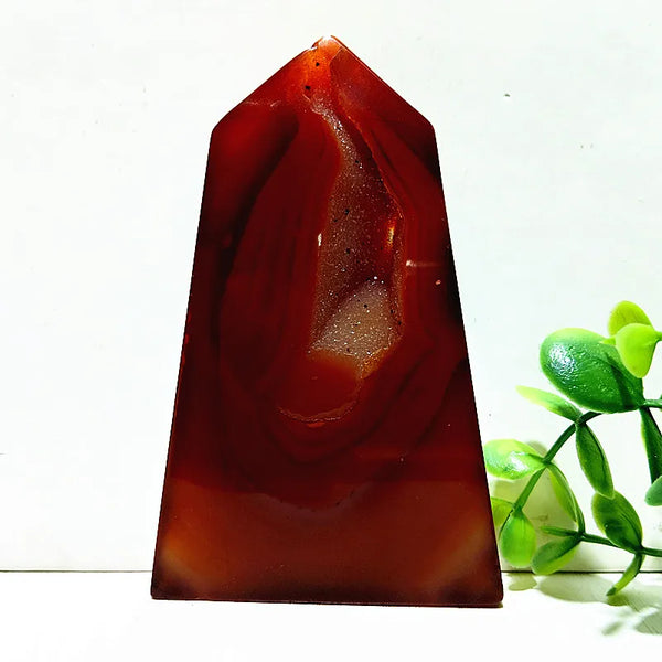 Red Agate Geode Tower-ToShay.org