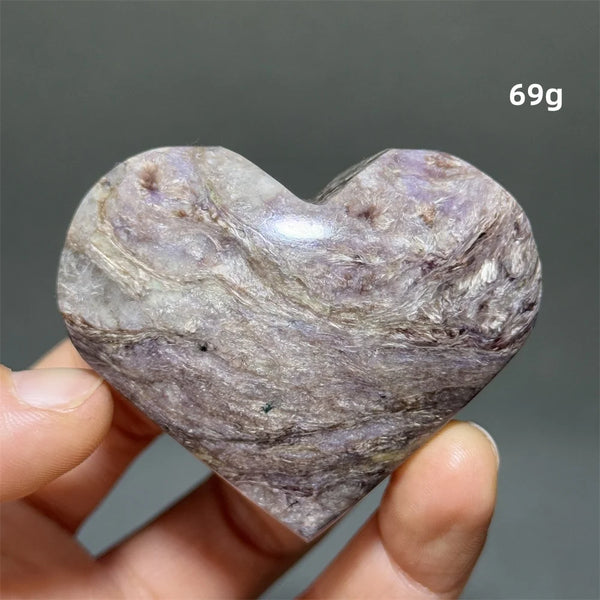 Purple Dragon Crystal Heart-ToShay.org