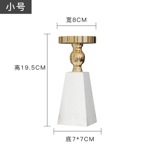 Marble Candlestick Holder-ToShay.org