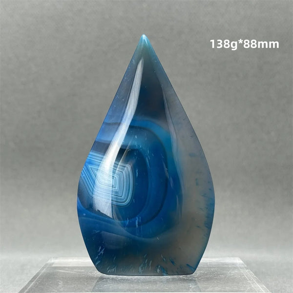 Blue Agate Torch-ToShay.org