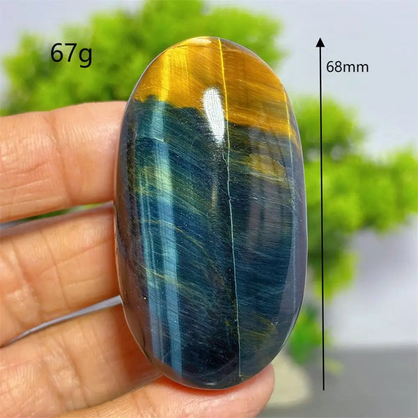 Blue Yellow Tiger Eye Stone-ToShay.org