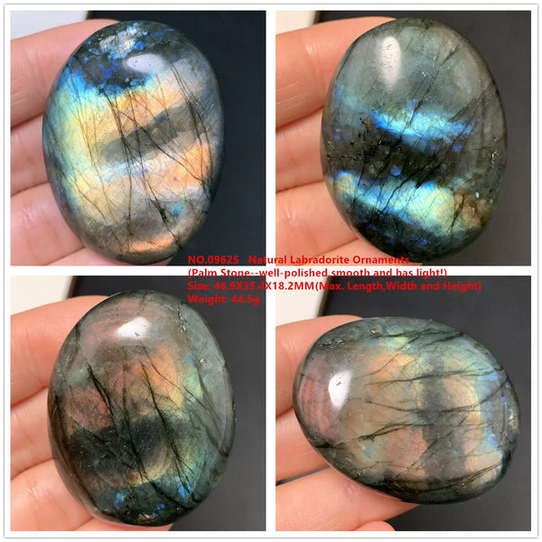 Orange Red Light Labradorite-ToShay.org