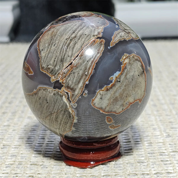 Grey Agate Ball-ToShay.org