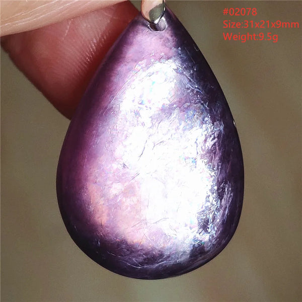Purple Lepidolite Pendant-ToShay.org