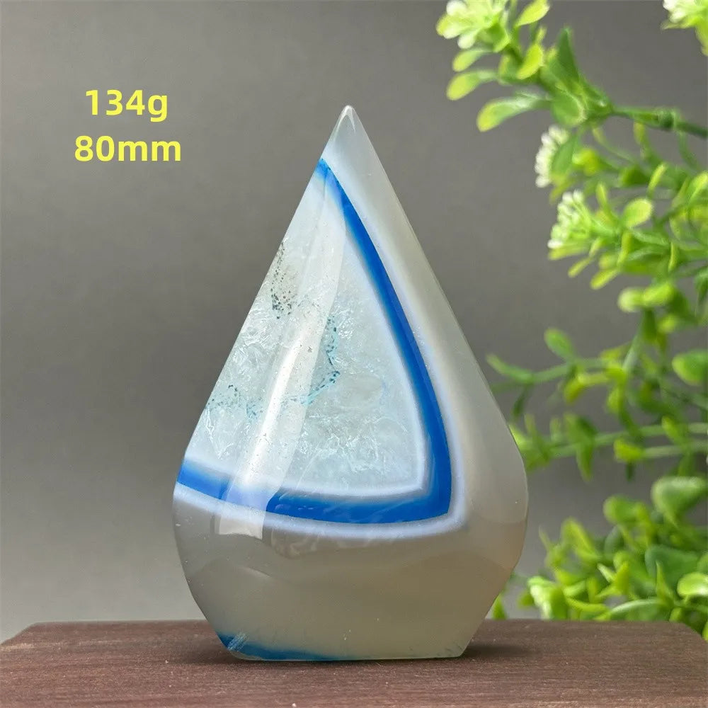 Blue Agate Torch-ToShay.org