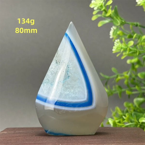 Blue Agate Torch-ToShay.org