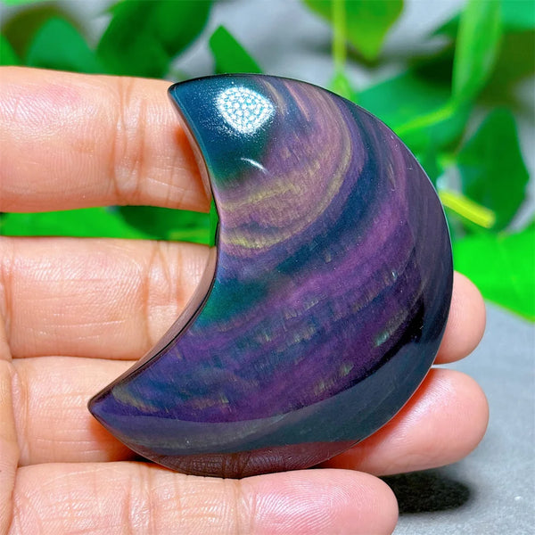 Rainbow Obsidian Moon-ToShay.org