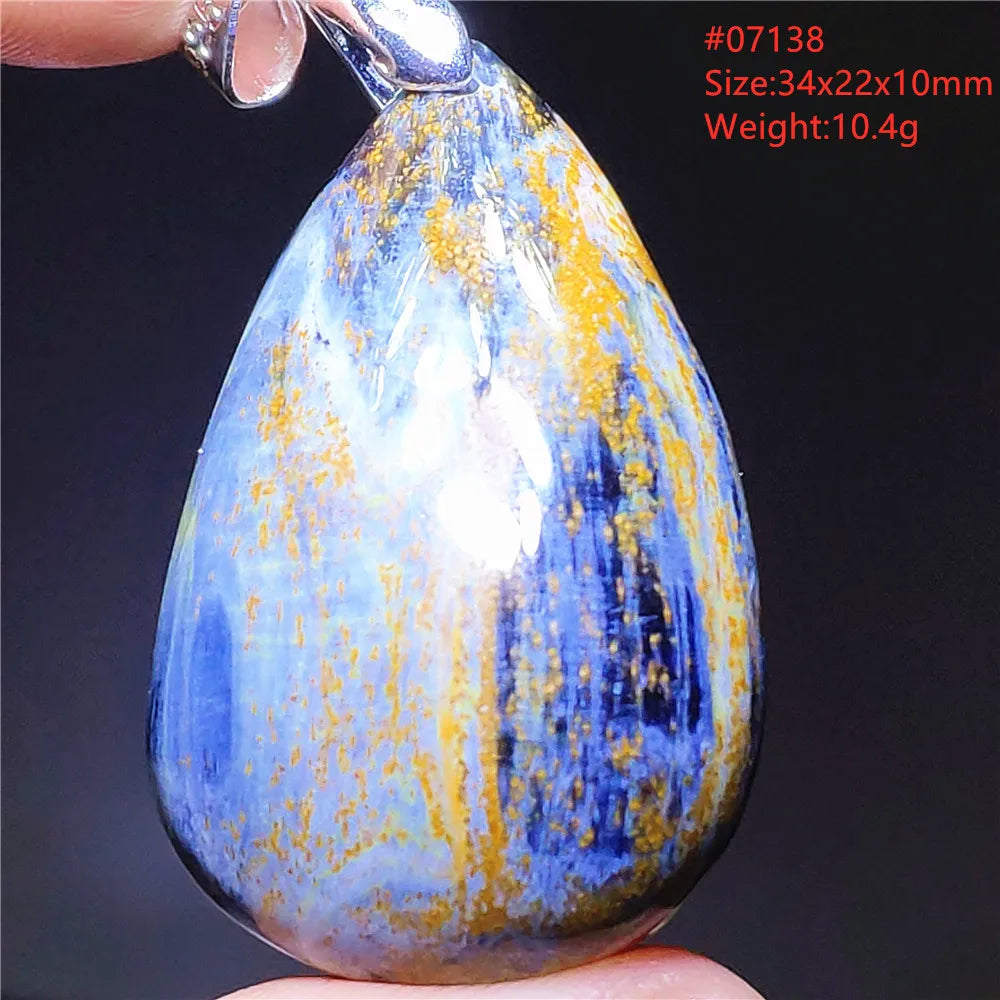 Blue Pietersite Pendant-ToShay.org