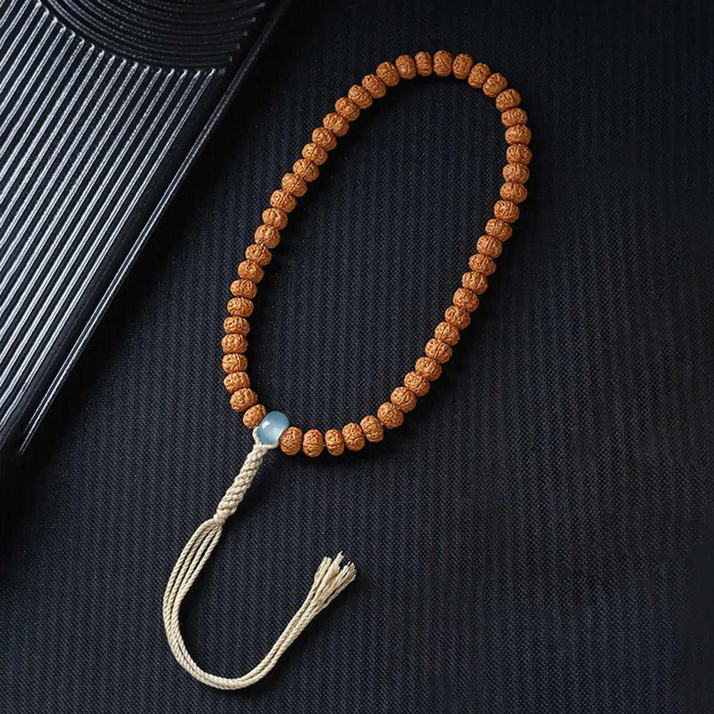 Brown Rudraksha Prayer Beads-ToShay.org