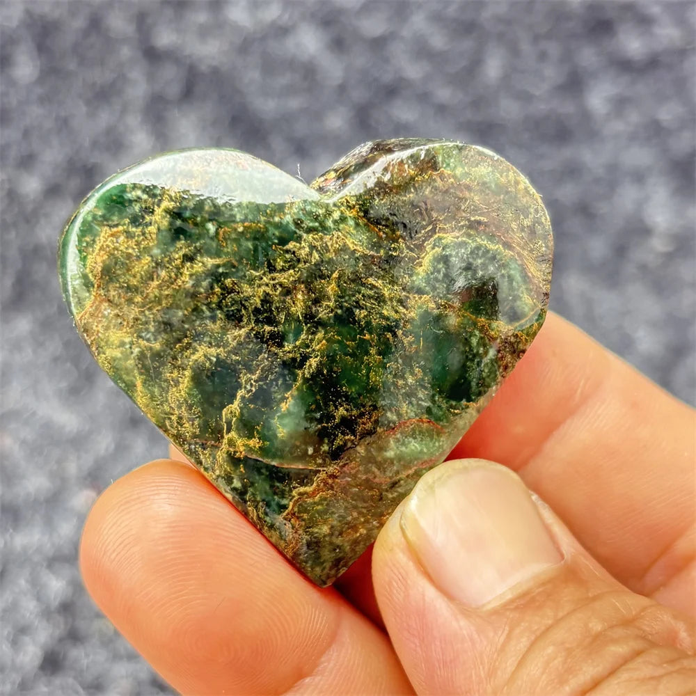 Green Emerald Stone Heart-ToShay.org