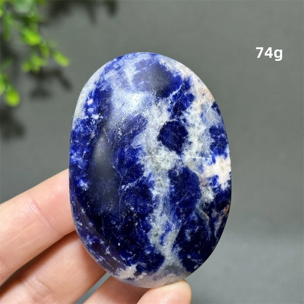 Blue Sodalite Palm Stone-ToShay.org