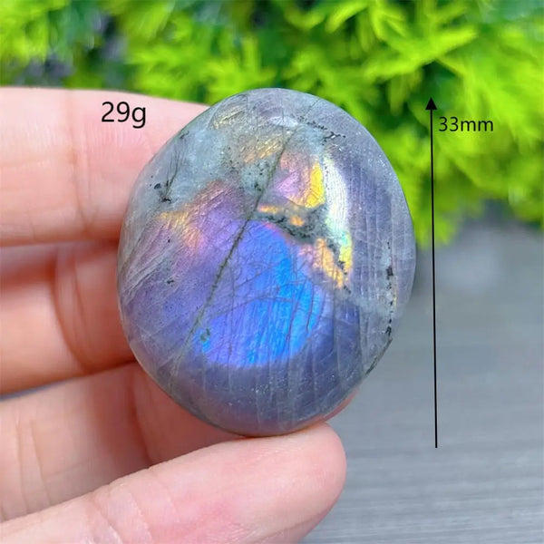 Purple Labradorite Palm Stone-ToShay.org