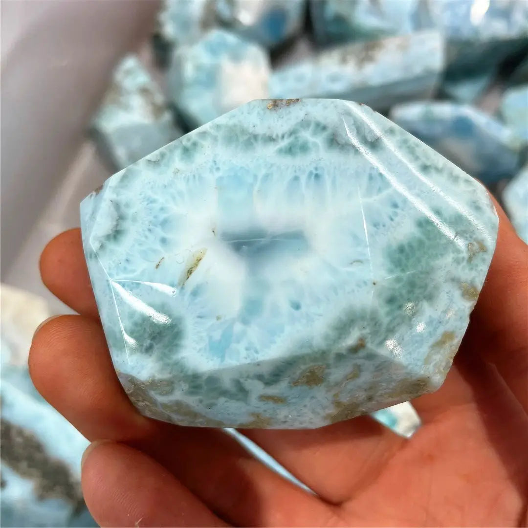 Blue Larimar Pectolite Quartz-ToShay.org