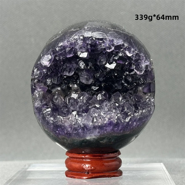 Purple Amethyst Cluster Ball-ToShay.org