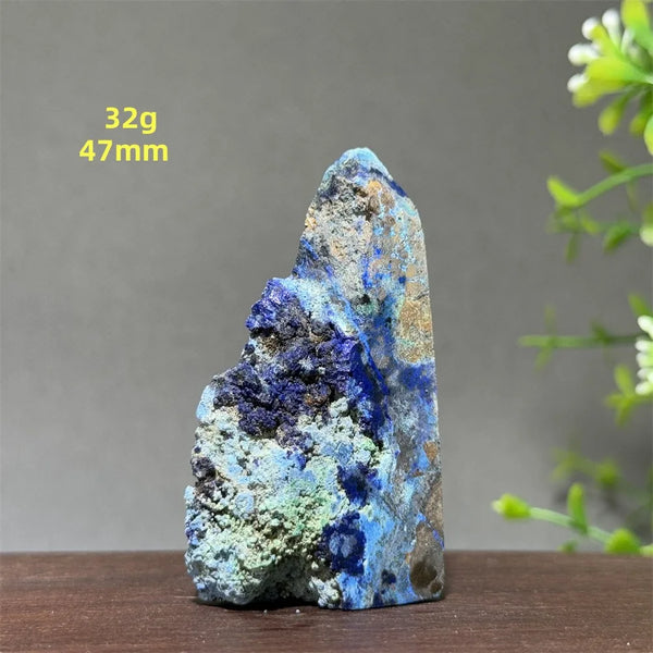 Blue Azurite Wand-ToShay.org