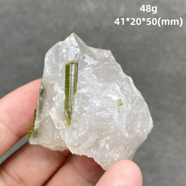 Green Tourmaline Crystal-ToShay.org