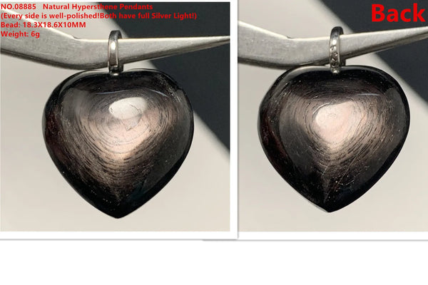 Black Hypersthene Pendant-ToShay.org