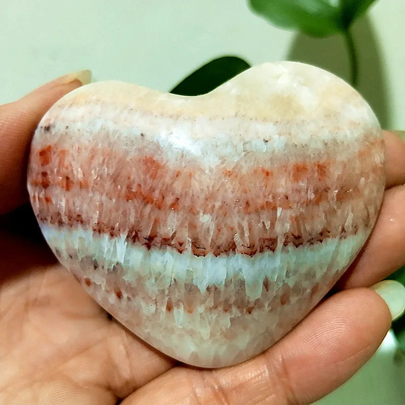 Red Striped Agate Heart-ToShay.org