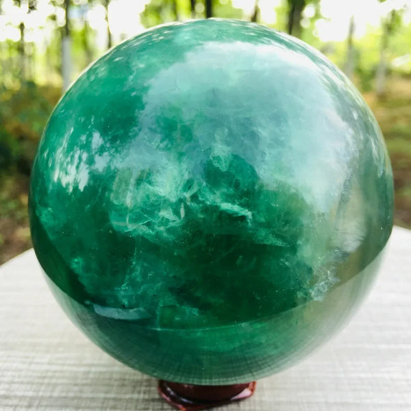 Green Fluorite Ball-ToShay.org