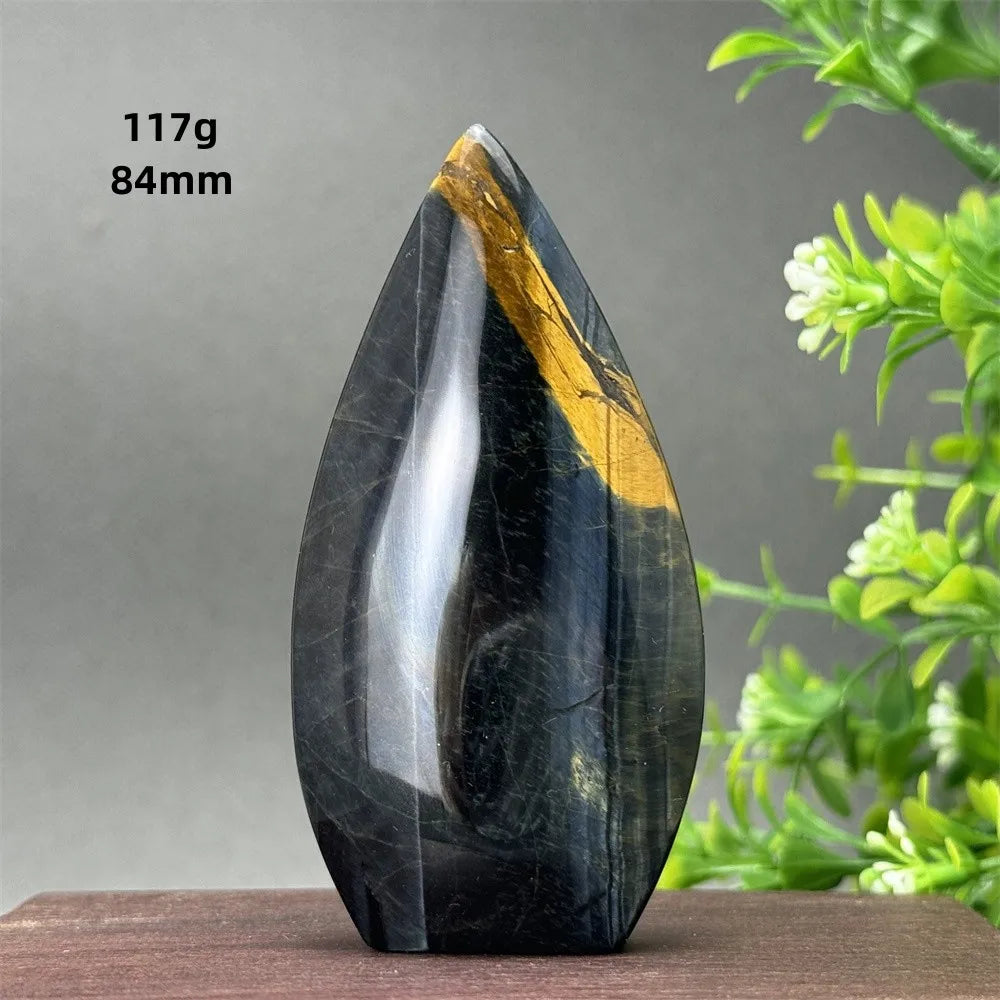 Blue Tiger Eye Stone Torch-ToShay.org