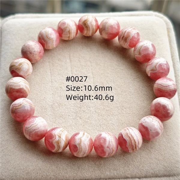 Pink Rhodochrosite Bracelet-ToShay.org
