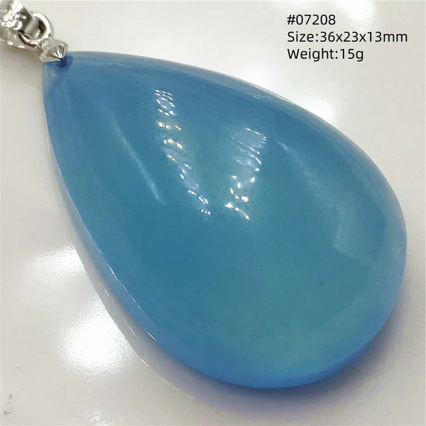 Blue Aquamarine Pendant-ToShay.org