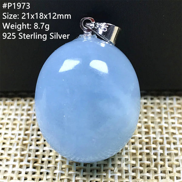 Blue Aquamarine Pendent-ToShay.org