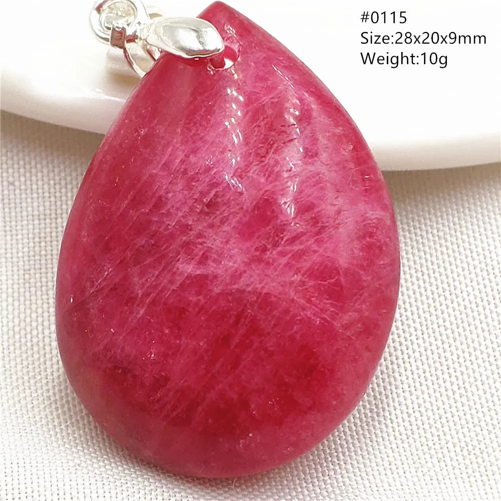 Red Rhodonite Pendant-ToShay.org
