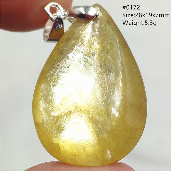 Gold Lepidolite Flash Pendant-ToShay.org