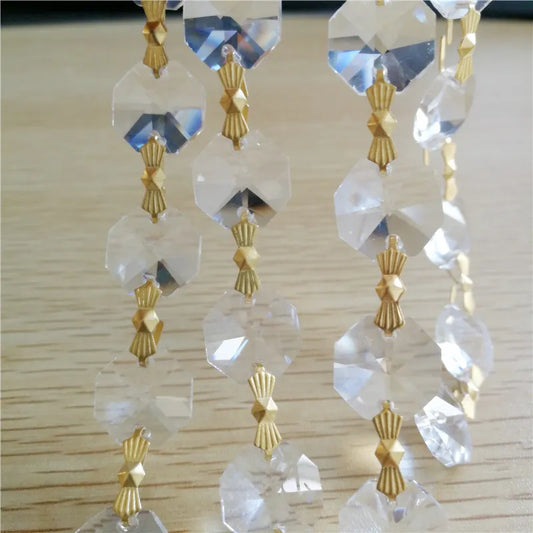 Clear Crystal Octagonal Beads-ToShay.org