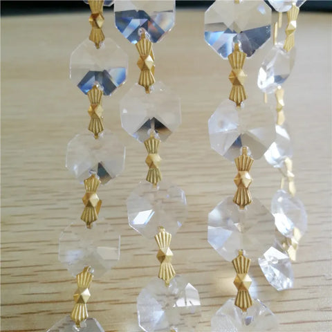 Clear Crystal Octagonal Beads-ToShay.org