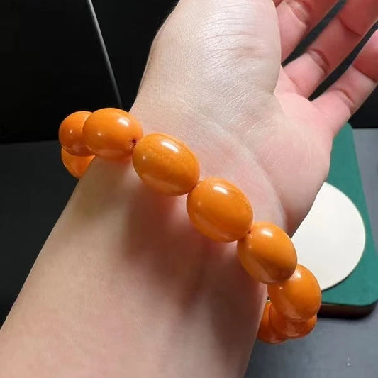 Orange Amber Bracelet-ToShay.org