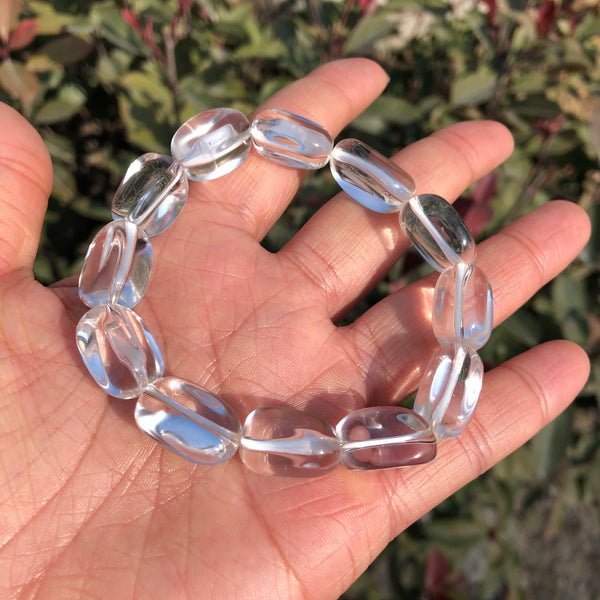 Clear Rock Quartz Bracelet-ToShay.org