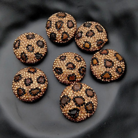 Yellow Tiger Eye Pave Beads-ToShay.org