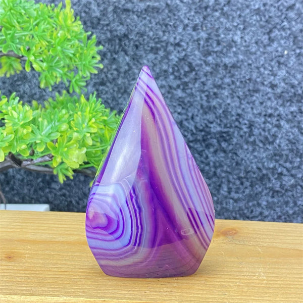 Purple Agate Torch-ToShay.org