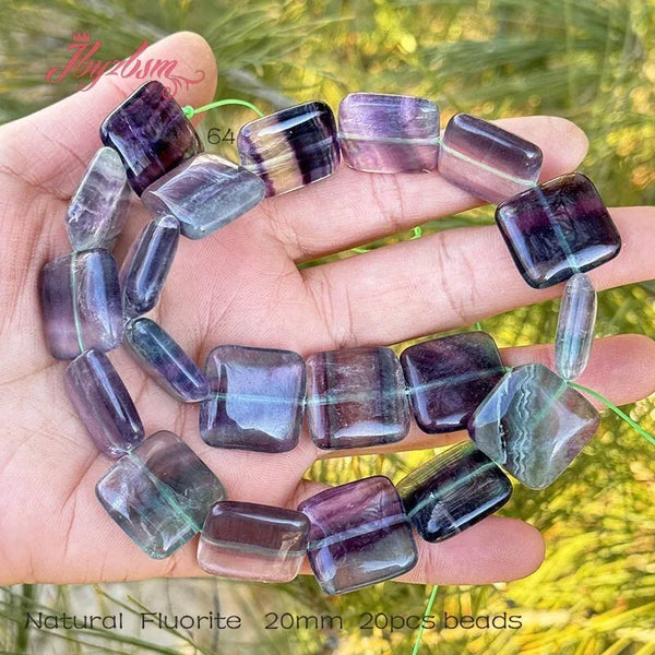 Mixed Crystal Square Beads-ToShay.org