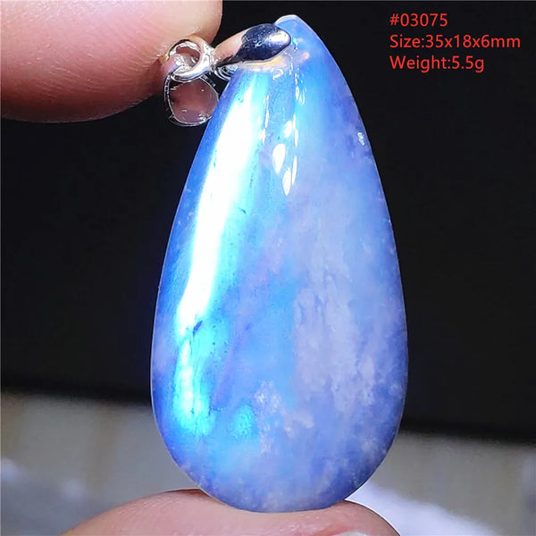 Blue Light Moonstone Pendant-ToShay.org
