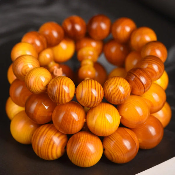 Yellow Wood Prayer Beads-ToShay.org