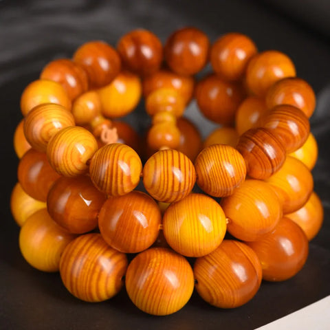 Yellow Wood Prayer Beads-ToShay.org