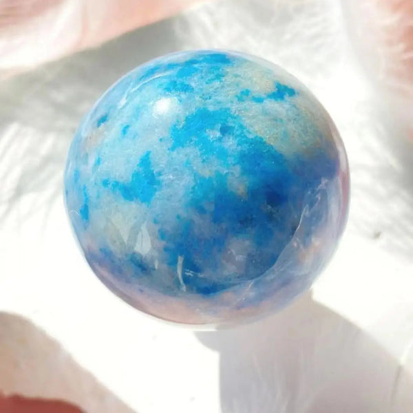 Blue Trolleite Crystal Ball-ToShay.org