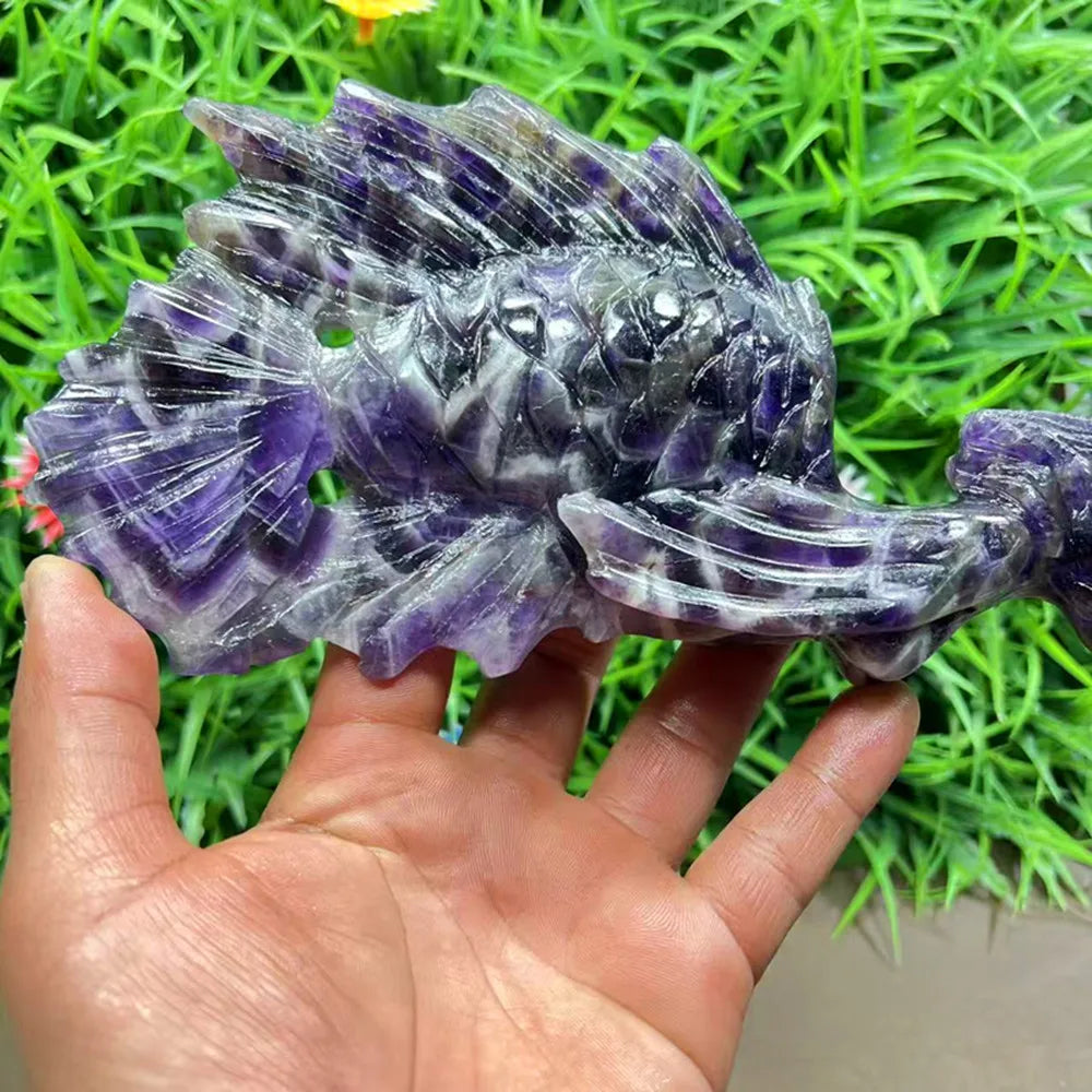 Purple Quartz Crystal Mermaid-ToShay.org