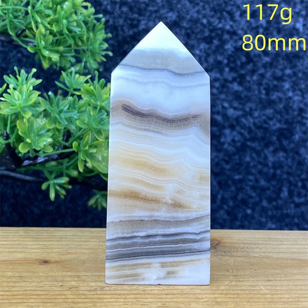 Blue Striped Agate Tower-ToShay.org
