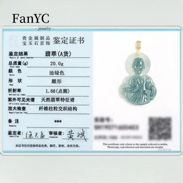 Blue Jadeite Jude Pendant-ToShay.org