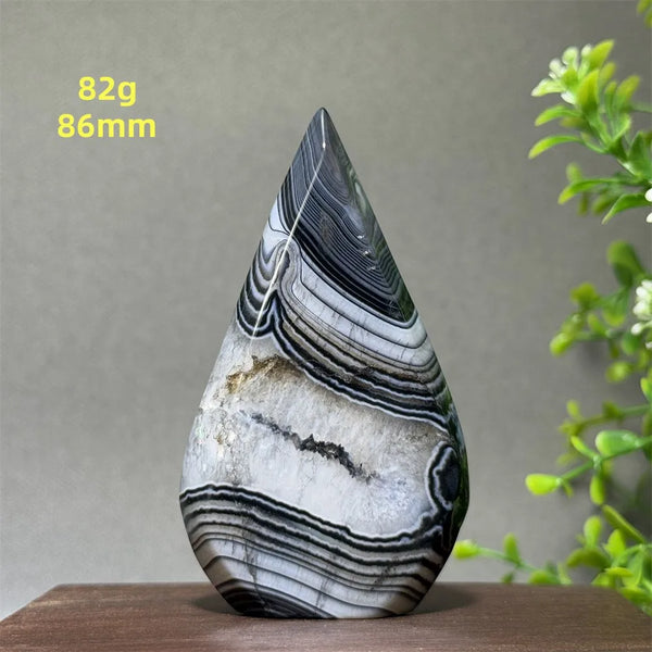 Black Striped Agate Torch-ToShay.org