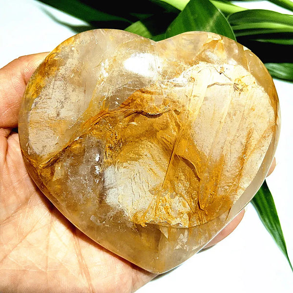 Yellow Blood Quartz Heart-ToShay.org