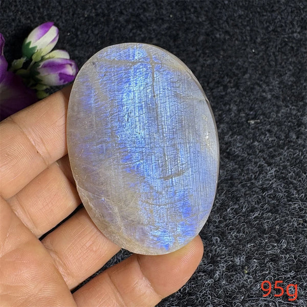 Blue Moonstone Palm Stone-ToShay.org