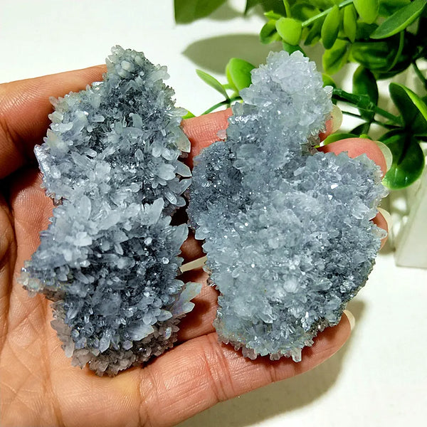 Blue Chrysanthemum Fluorite Cluster-ToShay.org
