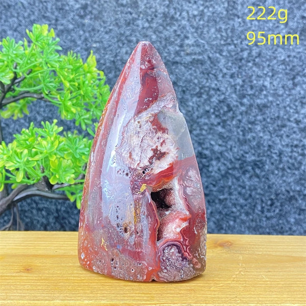 Blue Lace Agate Torch-ToShay.org