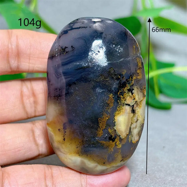 Fire Agate Palm Stone-ToShay.org